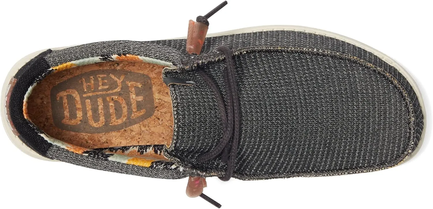 Hey Dude Men's Wally Kite Various Sizes and Colors | Men’s Shoes | Men's Lace-Up Loafers | Lightweight and Comfortable
