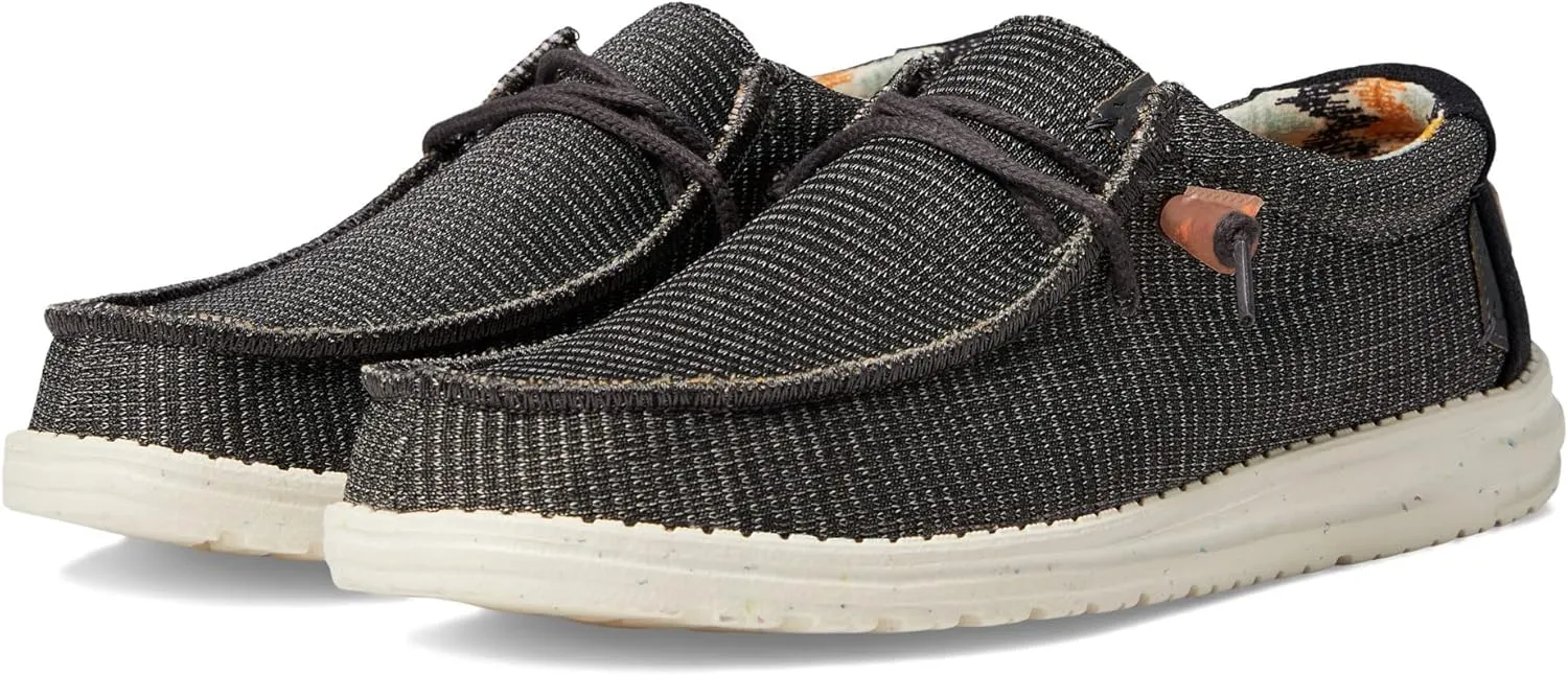 Hey Dude Men's Wally Kite Various Sizes and Colors | Men’s Shoes | Men's Lace-Up Loafers | Lightweight and Comfortable