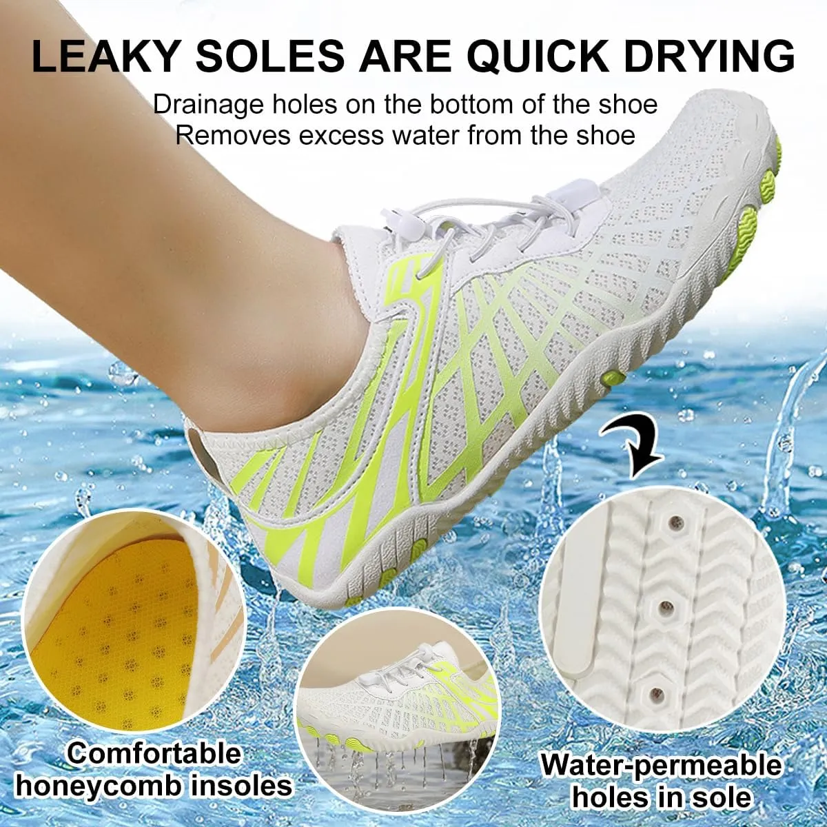 Hiking Footwear Barefoot Shoes Womens,Pro-Healthy&Non-Slip Water Shoe for Women Men, Wide Toe Running Shoes Boots Sneakers Unisex