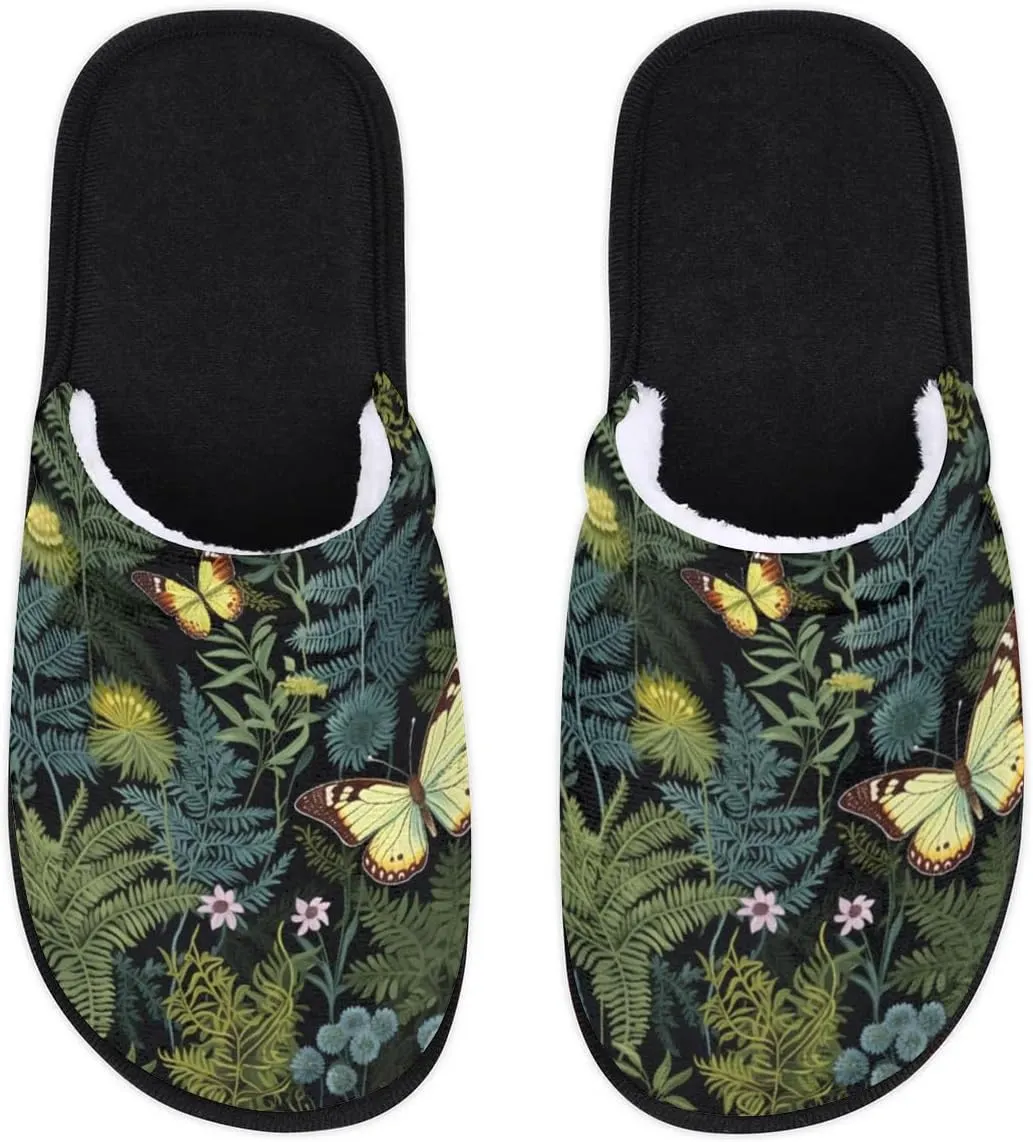 House Slippers for Women Men Soft Cozy Non Slip Lightweight Winter House Shoes for Indoor Outdoor