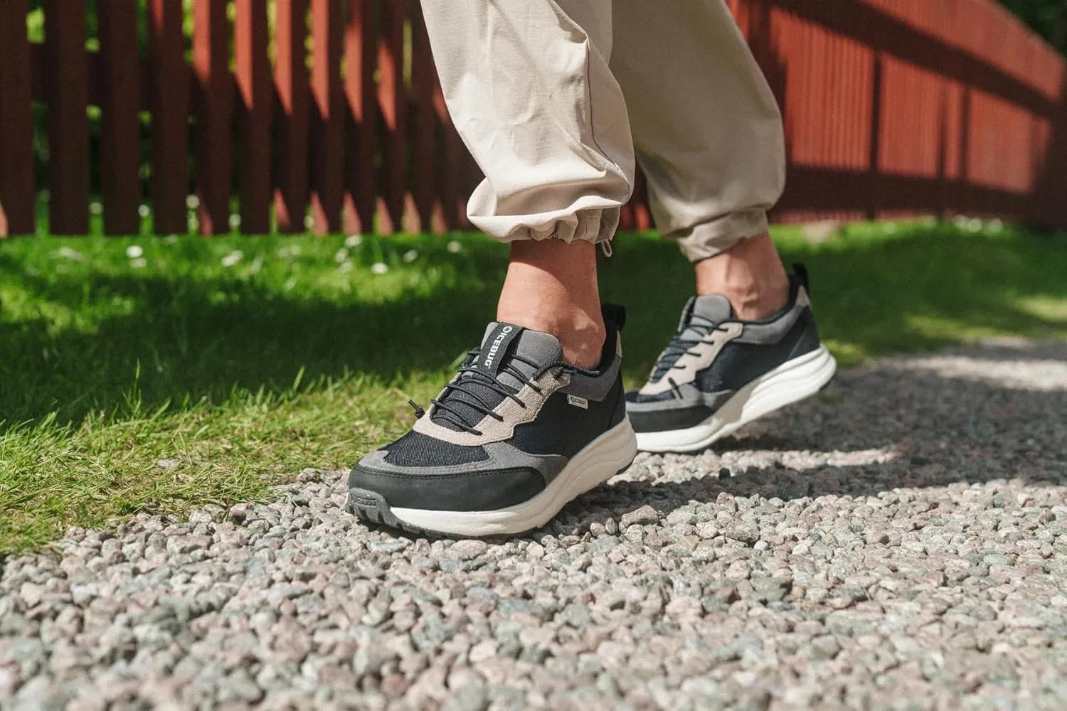 Icebug Norna RB9X – Comfortable Leather Sneaker for Women & Men, Water-Repellent Nubuck, Slip-Resistant RB9X Sole