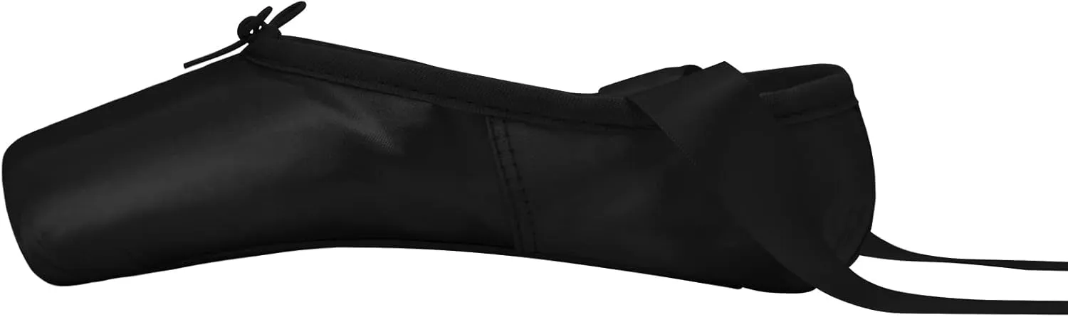 IJONDA Adult Ballet Pointe Shoes for Girls Women with Toe Pads and Mesh Bag