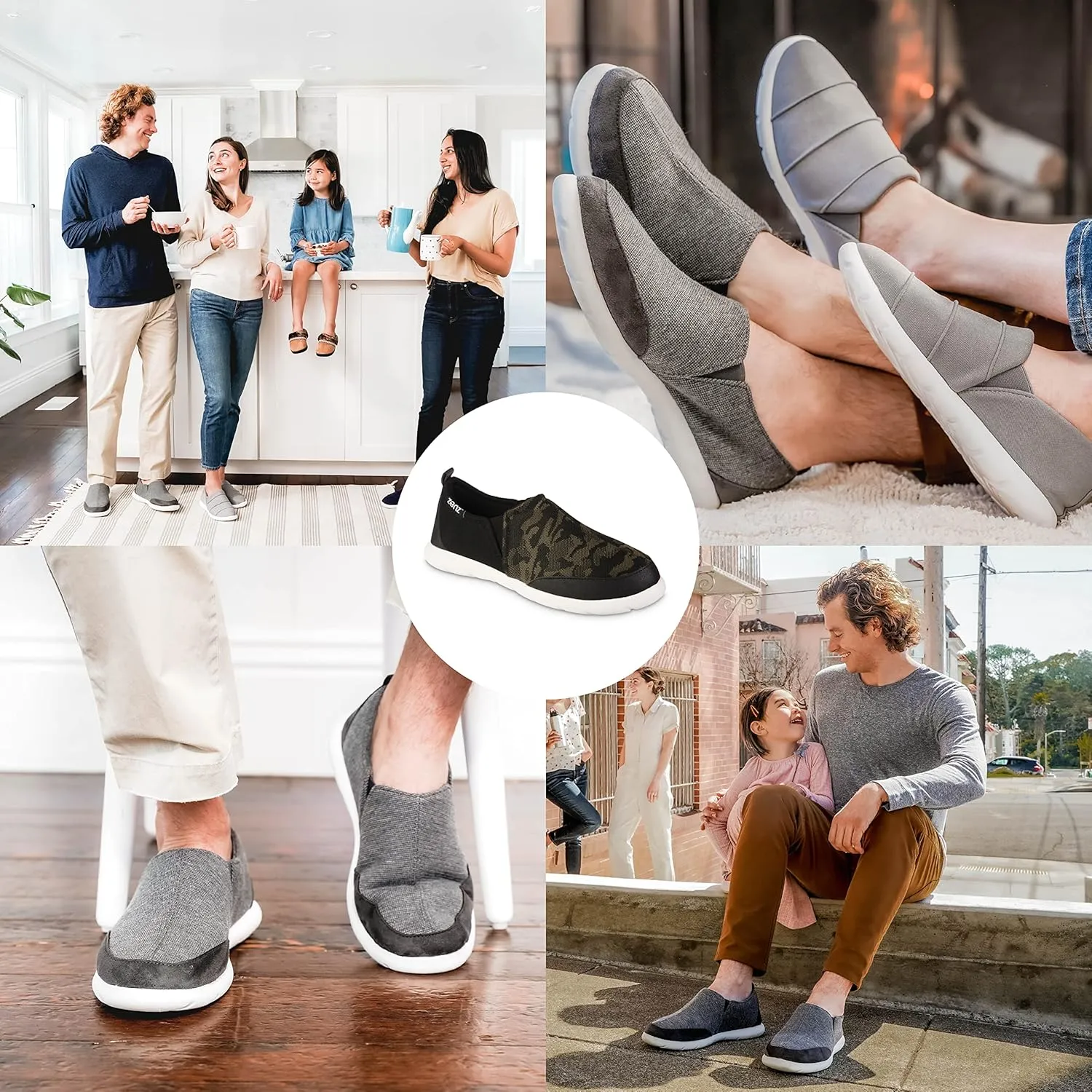isotoner Men's Zenz Active Slip-On: Ultra-Soft Casual Shoes with Flexible Support & Breathable Mesh
