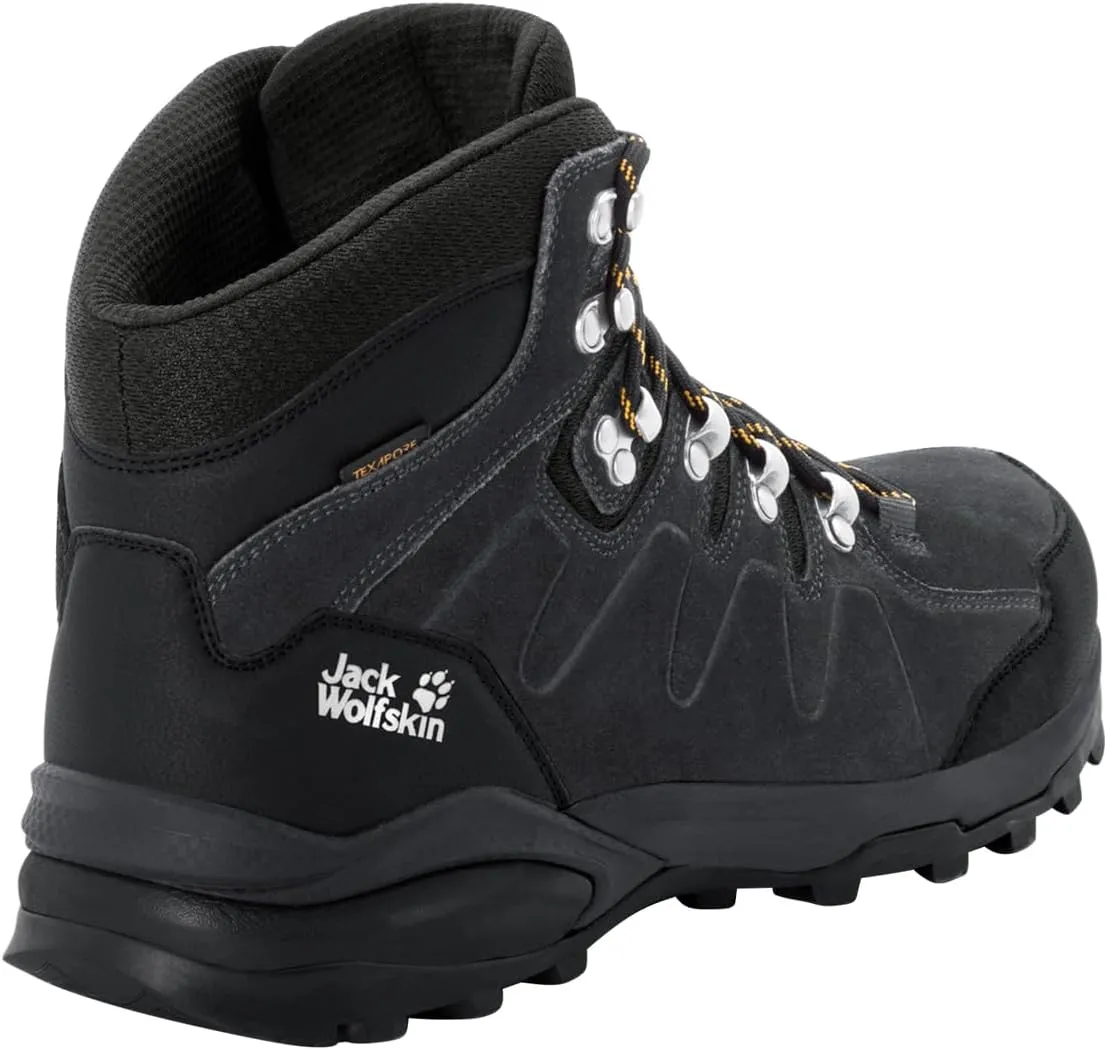 Jack Wolfskin Men's Refugio Texapore Mid Hiking Shoe Backpacking Boot