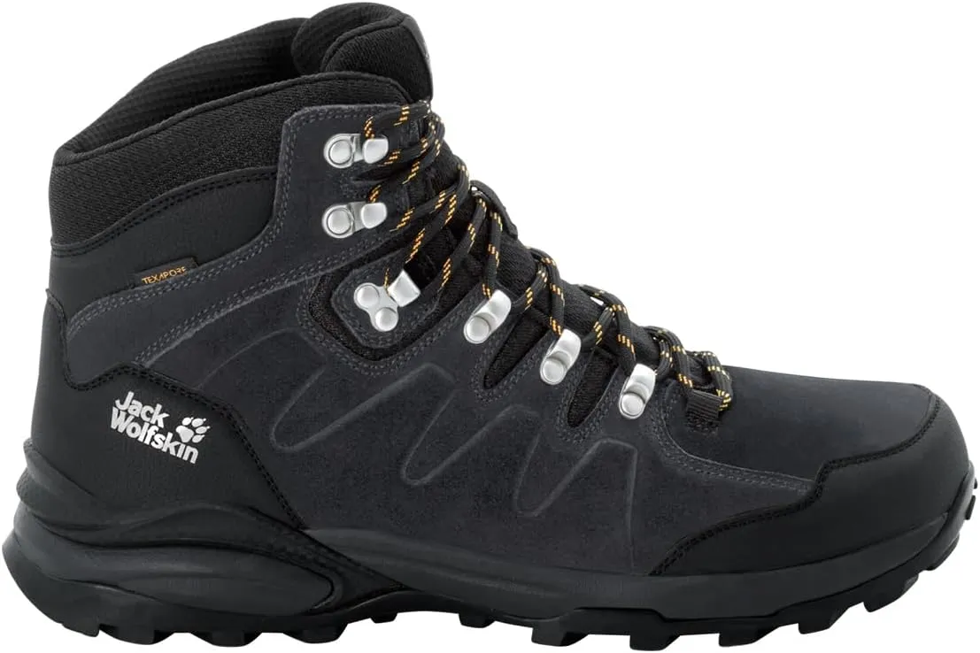 Jack Wolfskin Men's Refugio Texapore Mid Hiking Shoe Backpacking Boot