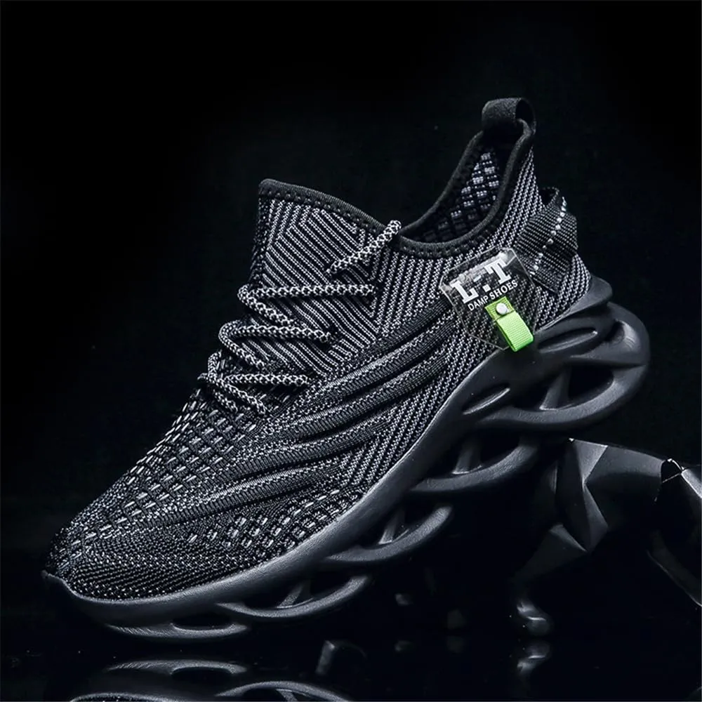 Jakcuz Big Size Mens Slip on Fashion Sneakers Lightweight Breathable Mesh Gym Casual Sport Walking Shoes