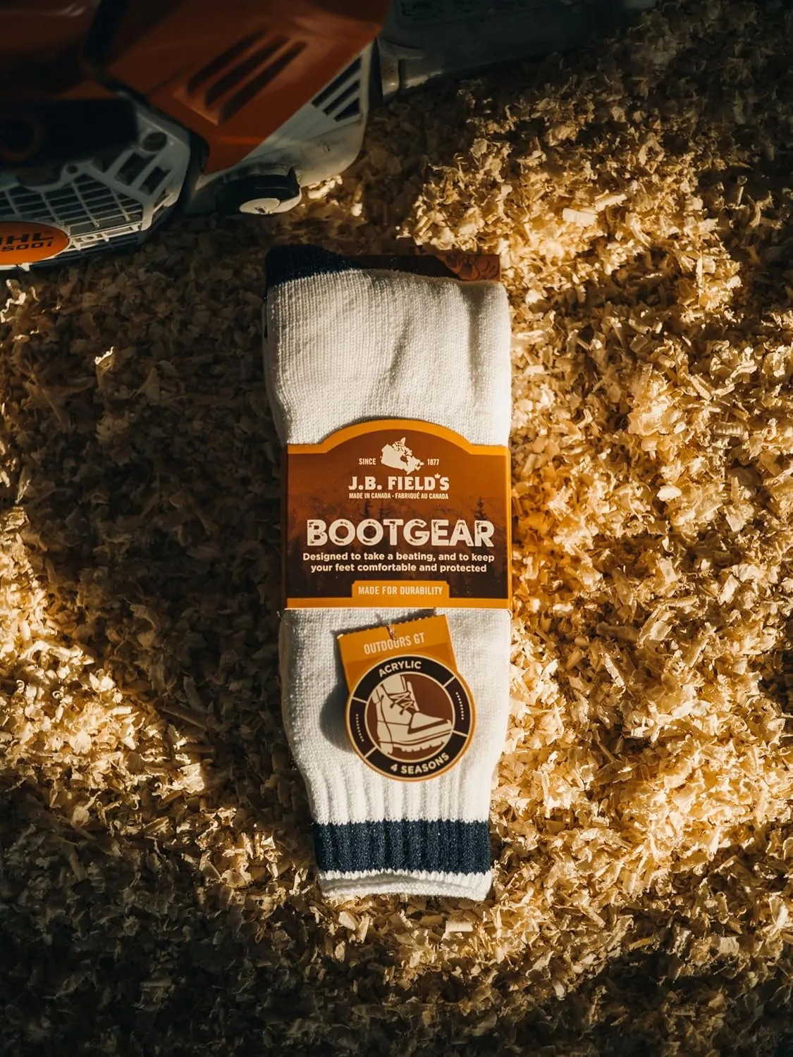 J.B Bootgear Outdoors GT Boot Sock (2 Pairs)