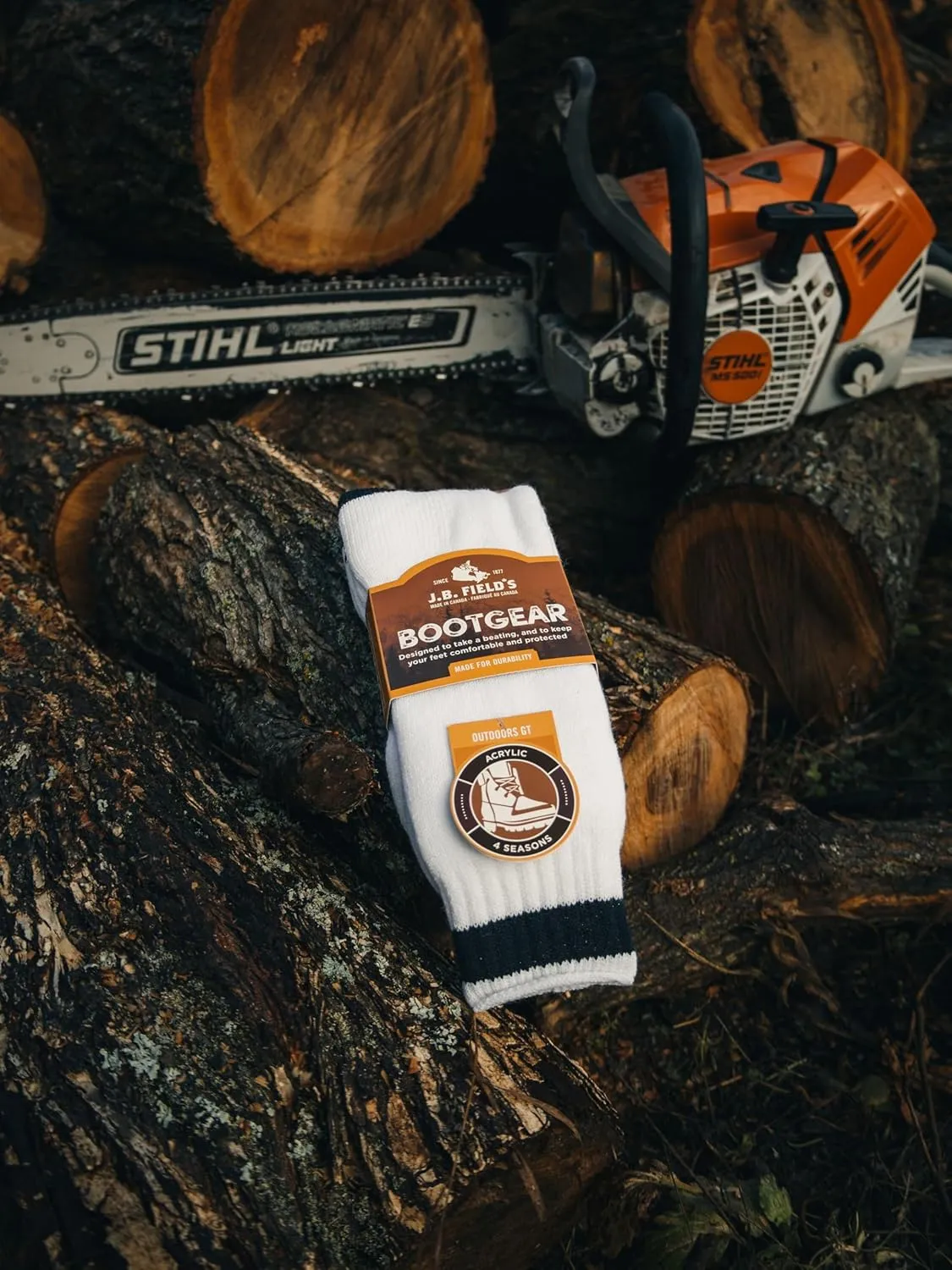 J.B Bootgear Outdoors GT Boot Sock (2 Pairs)