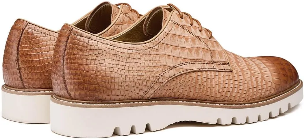 Jepsengord Men's Dress Shoes Genuine Italian Cowhide Leather Casual Oxford Derby Sneakers Comfortable Formal Shoes