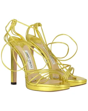 Jimmy Choo Antia PF 120 Leather Sandal