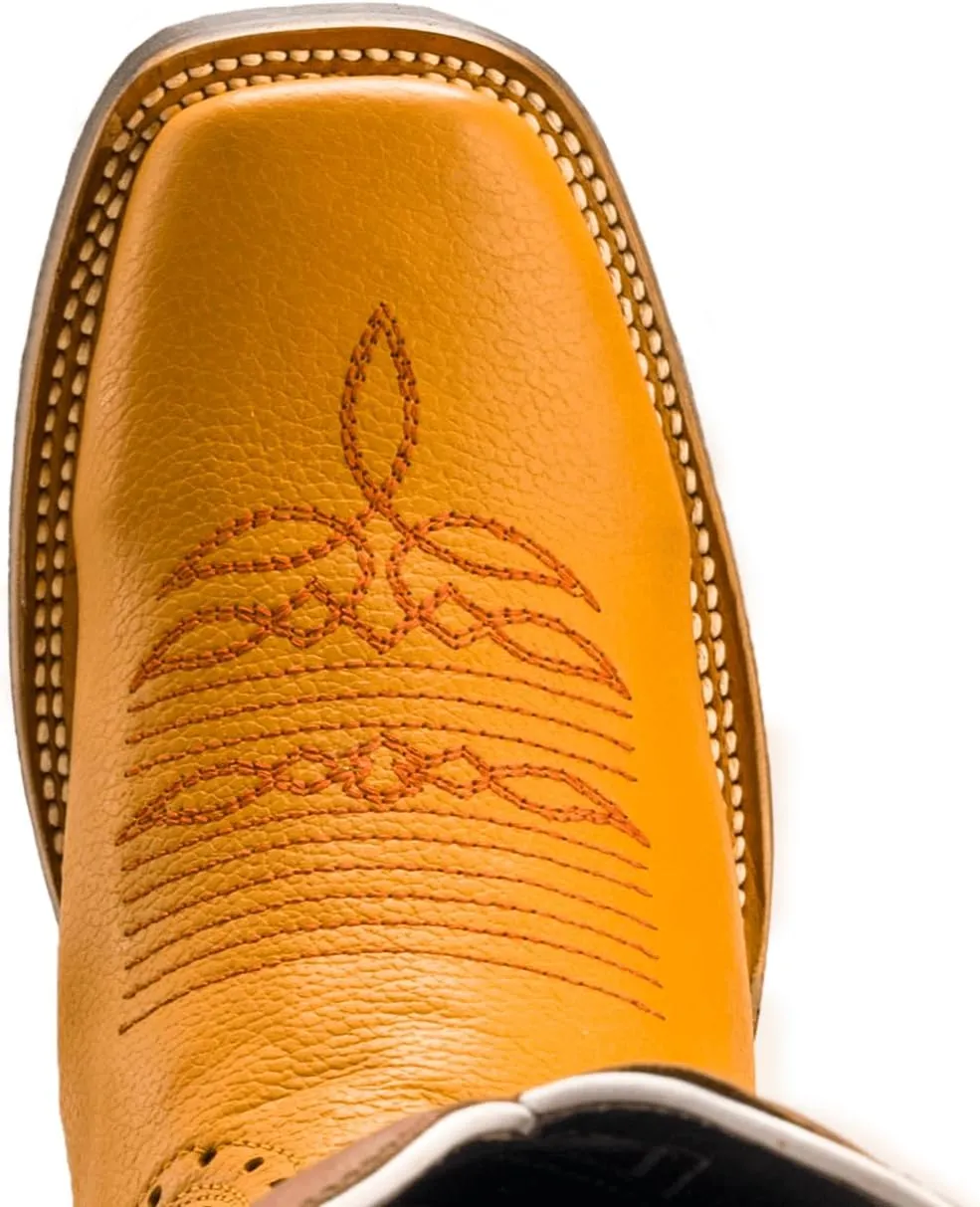 Joe Boots VE030 Men's Western Boots: Square Toe Cowboy Boots & Rodeo Boots in Genuine Leather