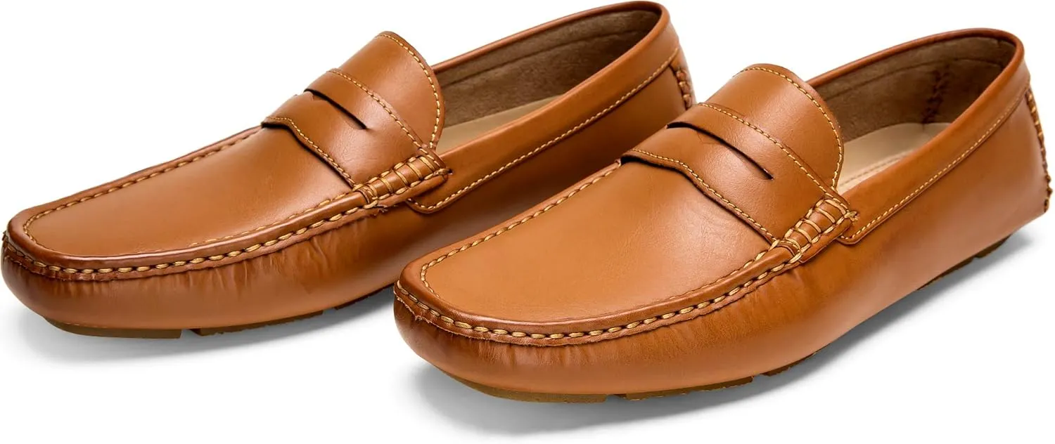 Jousen Men's Loafers Casual Slip On Shoes Soft Penny Loafers for Men Lightweight Driving Boat Shoes