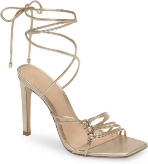 Juliet Holy Womens Lace Up Heeled Sandals Square Open Toe Stiletto Heels Strappy Summer Dressy Shoes