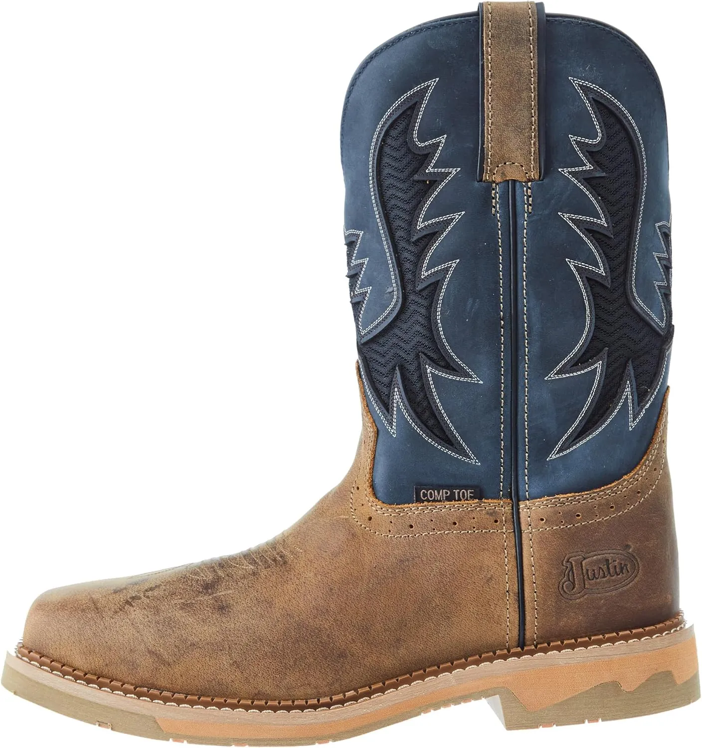 Justin Men's Bolt 11" Composite Toe Work Boot