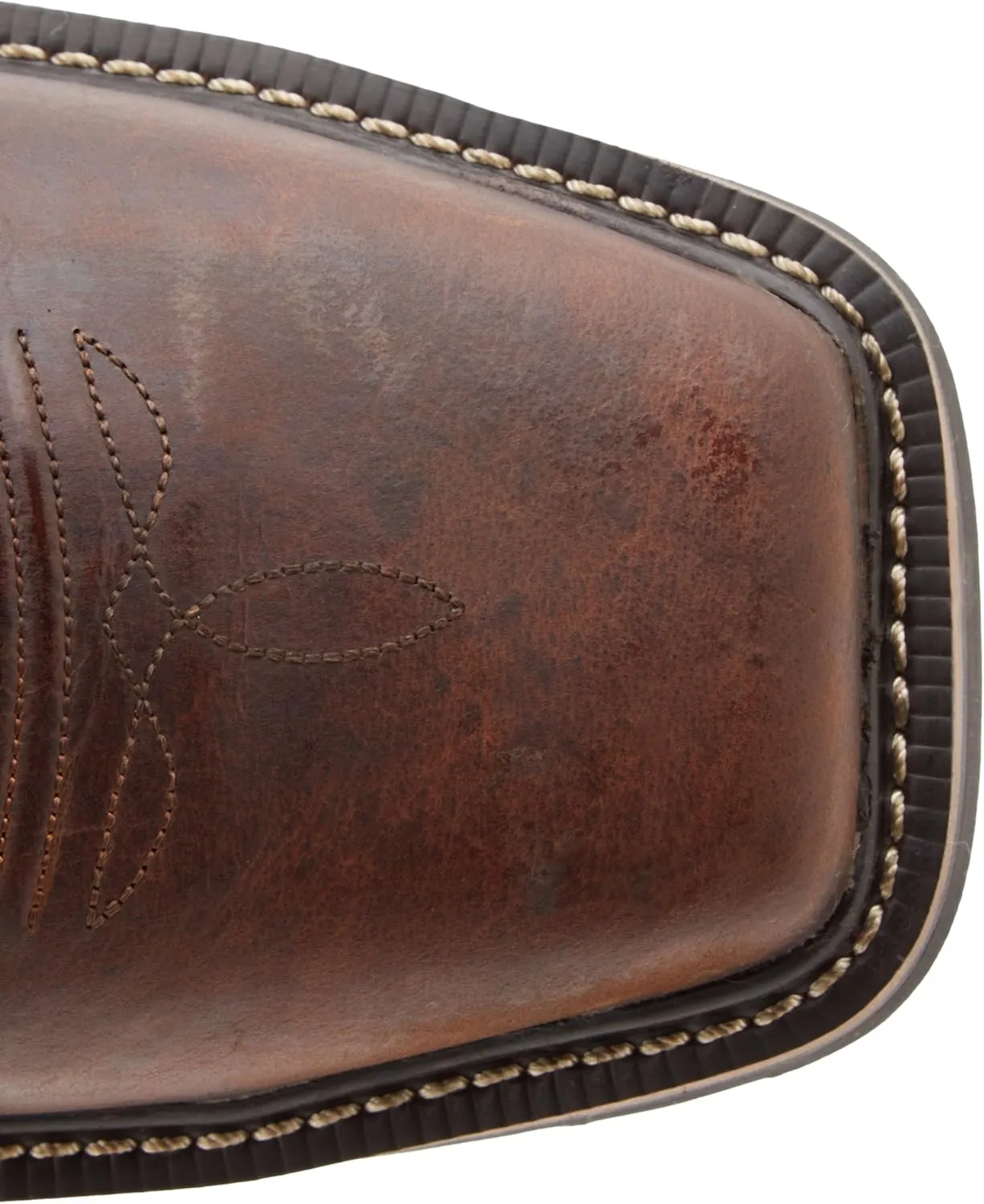 Justin Original Work Rugged Tan American Orange Top Boot Tan
