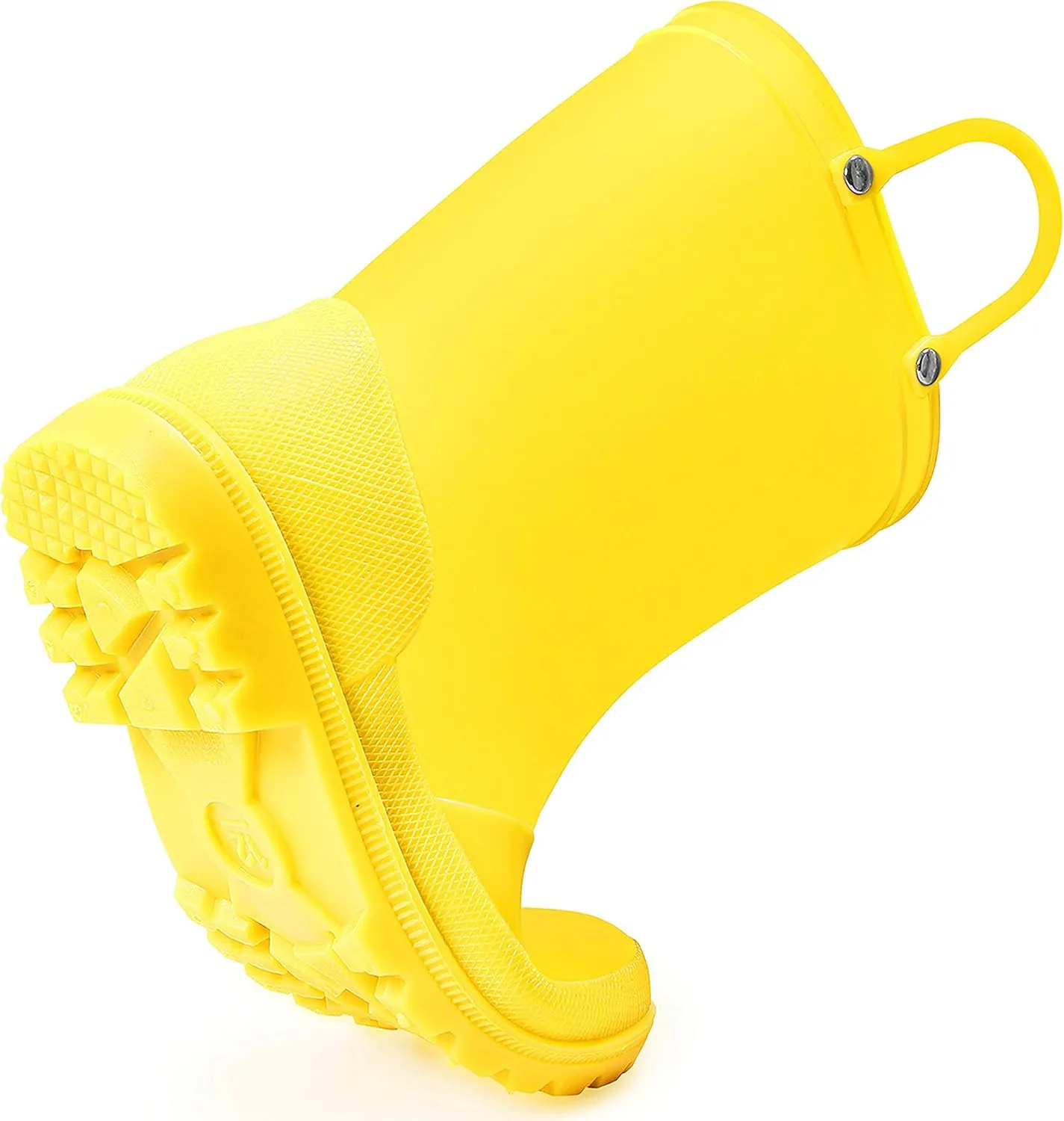 K KomForme Kids Girls & Boys Rain Boots with Easy-on Handles Waterproof Outdoors