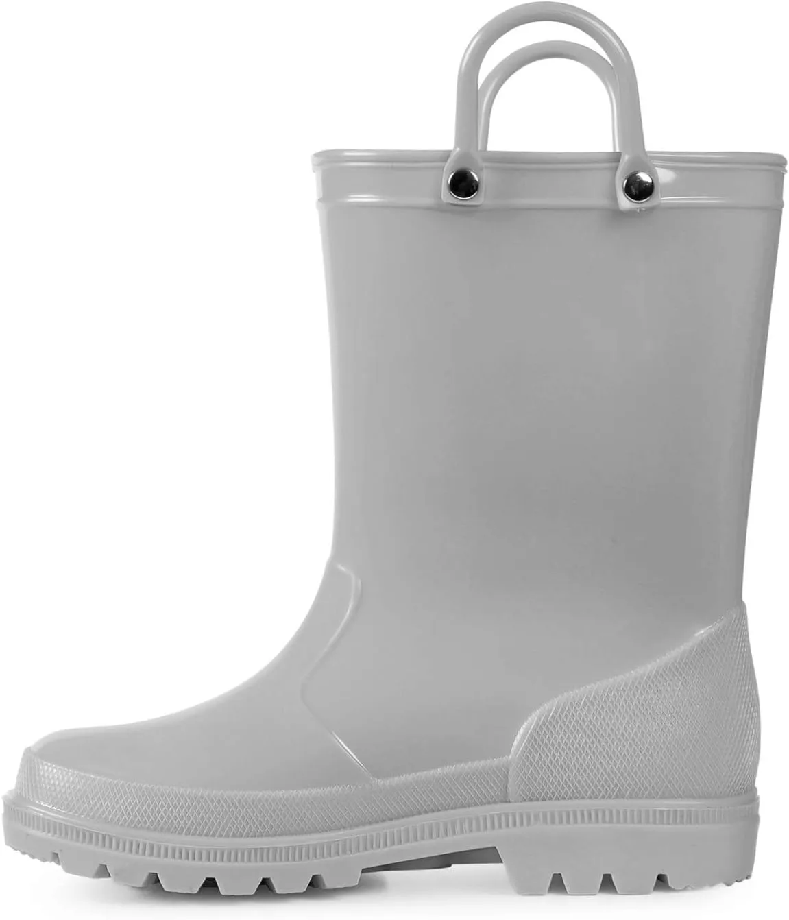 K KomForme Kids Girls & Boys Rain Boots with Easy-on Handles Waterproof Outdoors