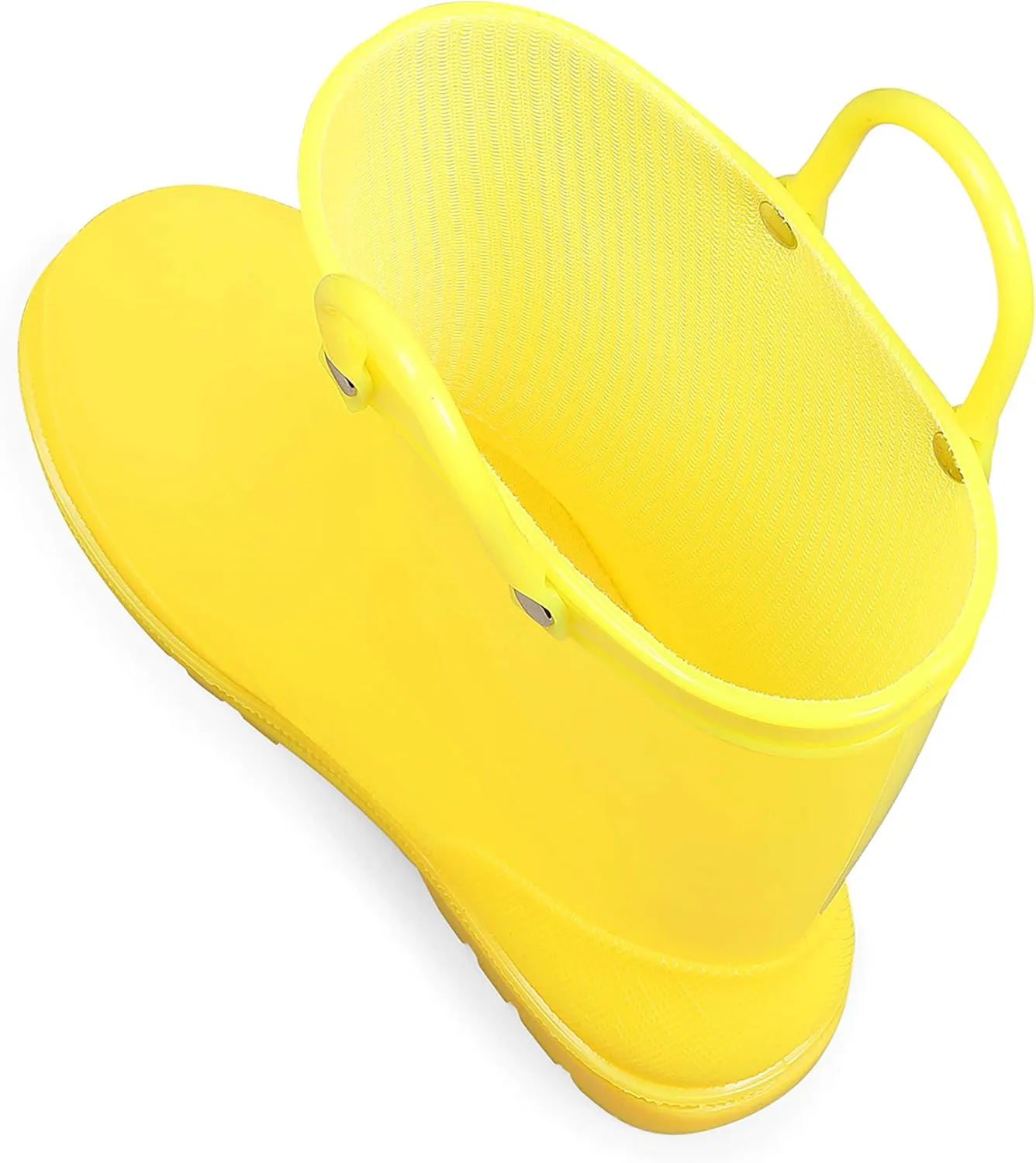 K KomForme Kids Girls & Boys Rain Boots with Easy-on Handles Waterproof Outdoors
