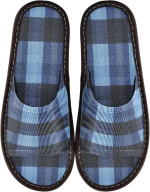 KLL Shower Slippers Indoor Reusable Soft Slip on Open Toe Home Shoes for Guest, Hotel, Travel, Airplane