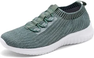 konhill Women's Comfortable Walking Shoes - Tennis Athletic Casual Slip on Sneakers