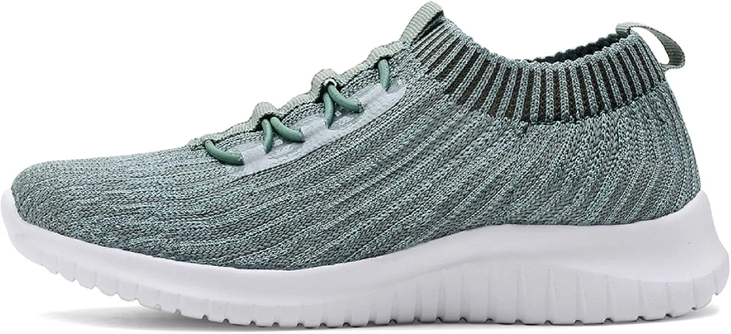 konhill Women's Comfortable Walking Shoes - Tennis Athletic Casual Slip on Sneakers