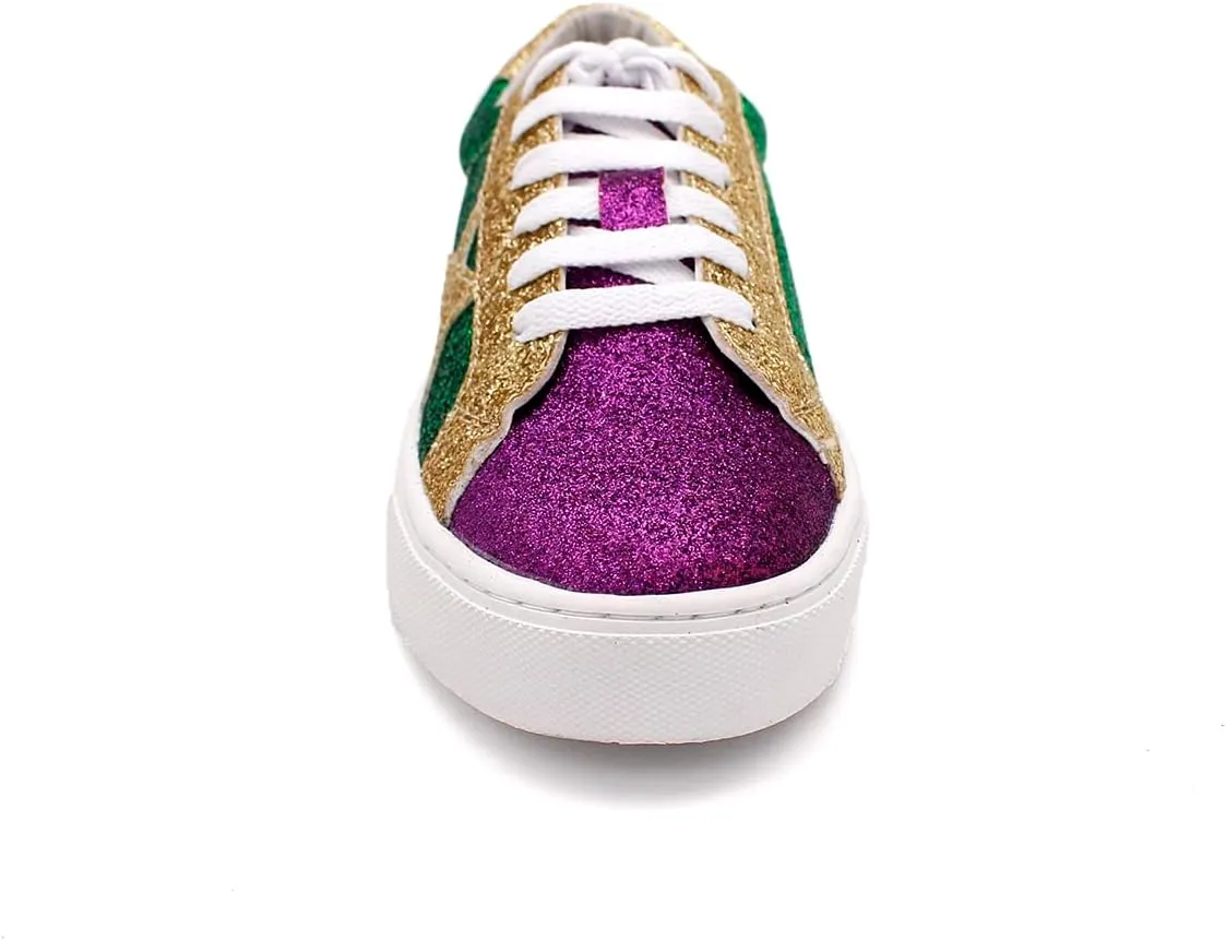 Laforst Women's Shiny Glitter Nonslip Comfortable Sneaker