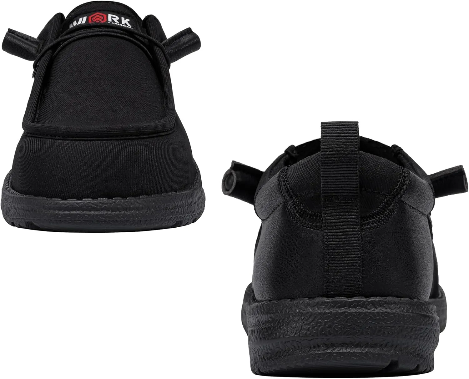 LARNMERN Steel Toe Slip On Work Shoes Mens Safety Sneakers Walking Shoe Lightweight Steel Toe Loafers