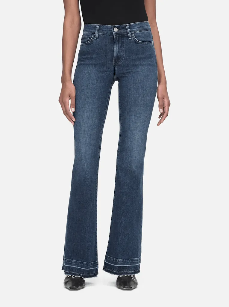 Le Easy Flare Wide Hem Thunderstorm