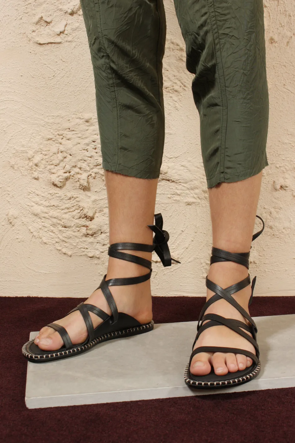 Leather Strap Sandal