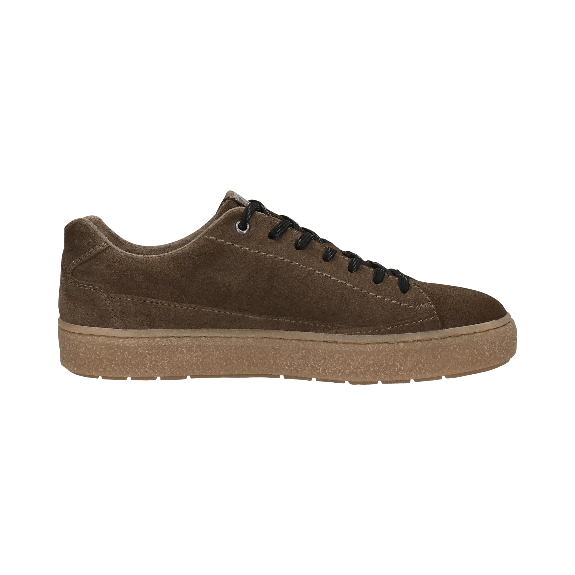Leder Schnürer taupe