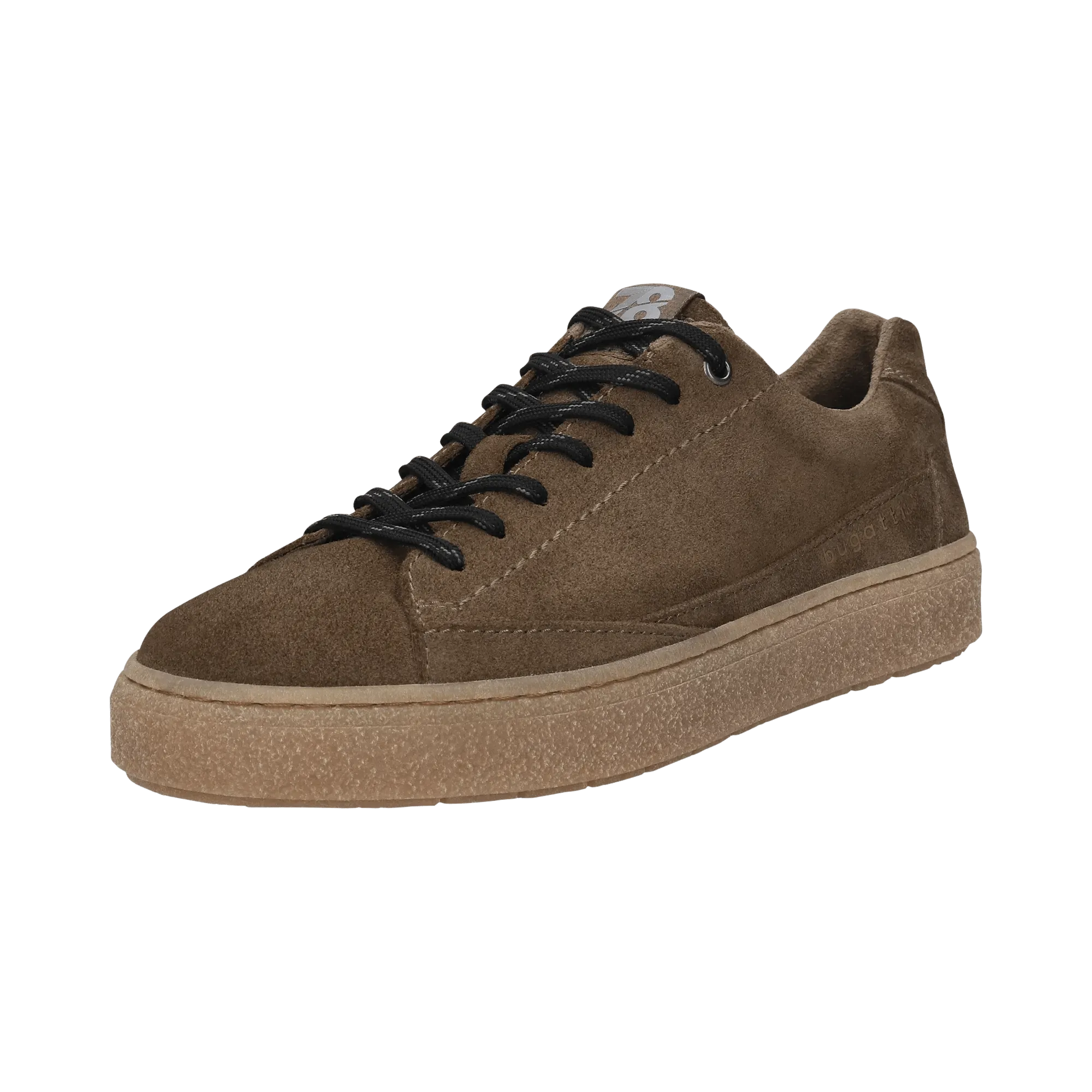 Leder Schnürer taupe
