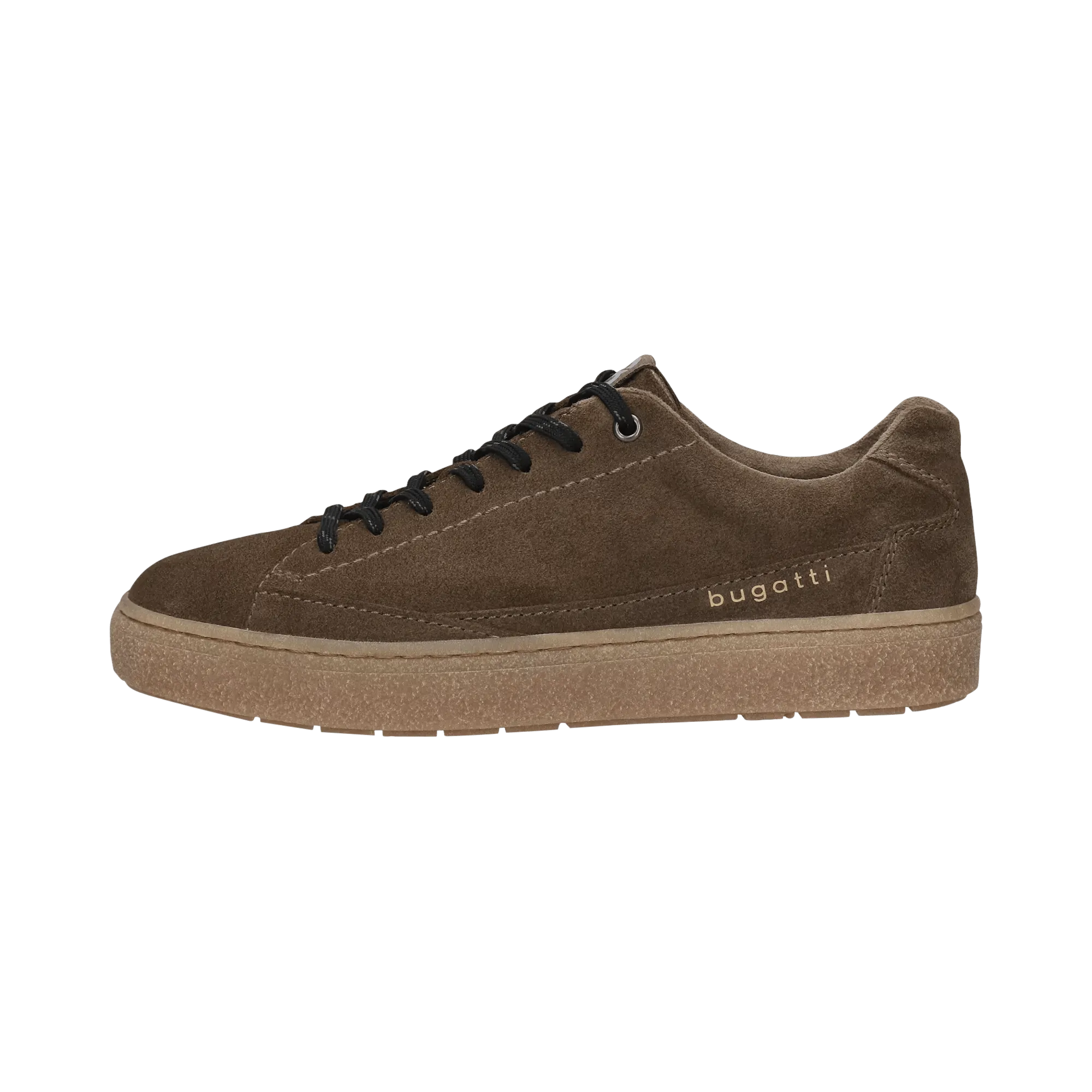Leder Schnürer taupe