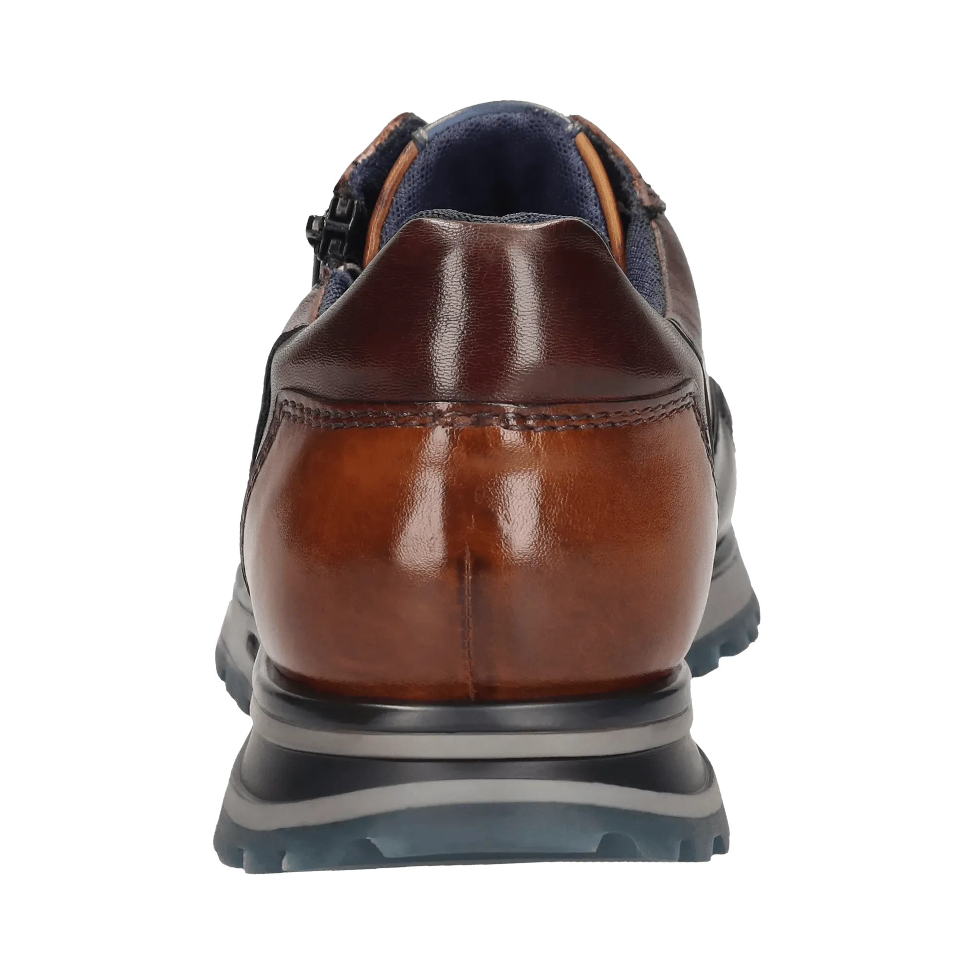 Leder Sneaker dunkelblau