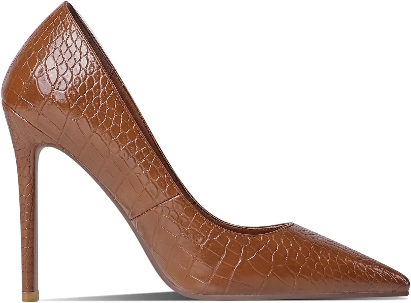 LEHOOR Women Pointed Toe Stiletto High Heels Snakeskin Slip On Stiletto Heel Pumps 5 inch Thin High Heel Sandals Closed Pointy Toe Sexy Fashion Wedding Party Evening Stilettos 4-11 M US