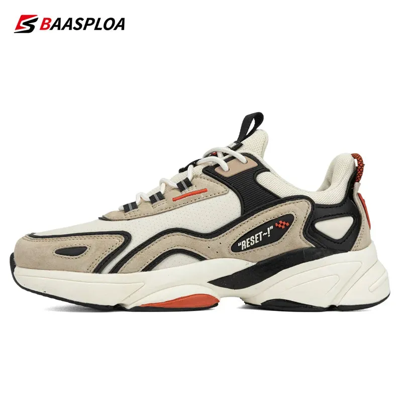 Lightweight Running Shoes - Leather Sneakers