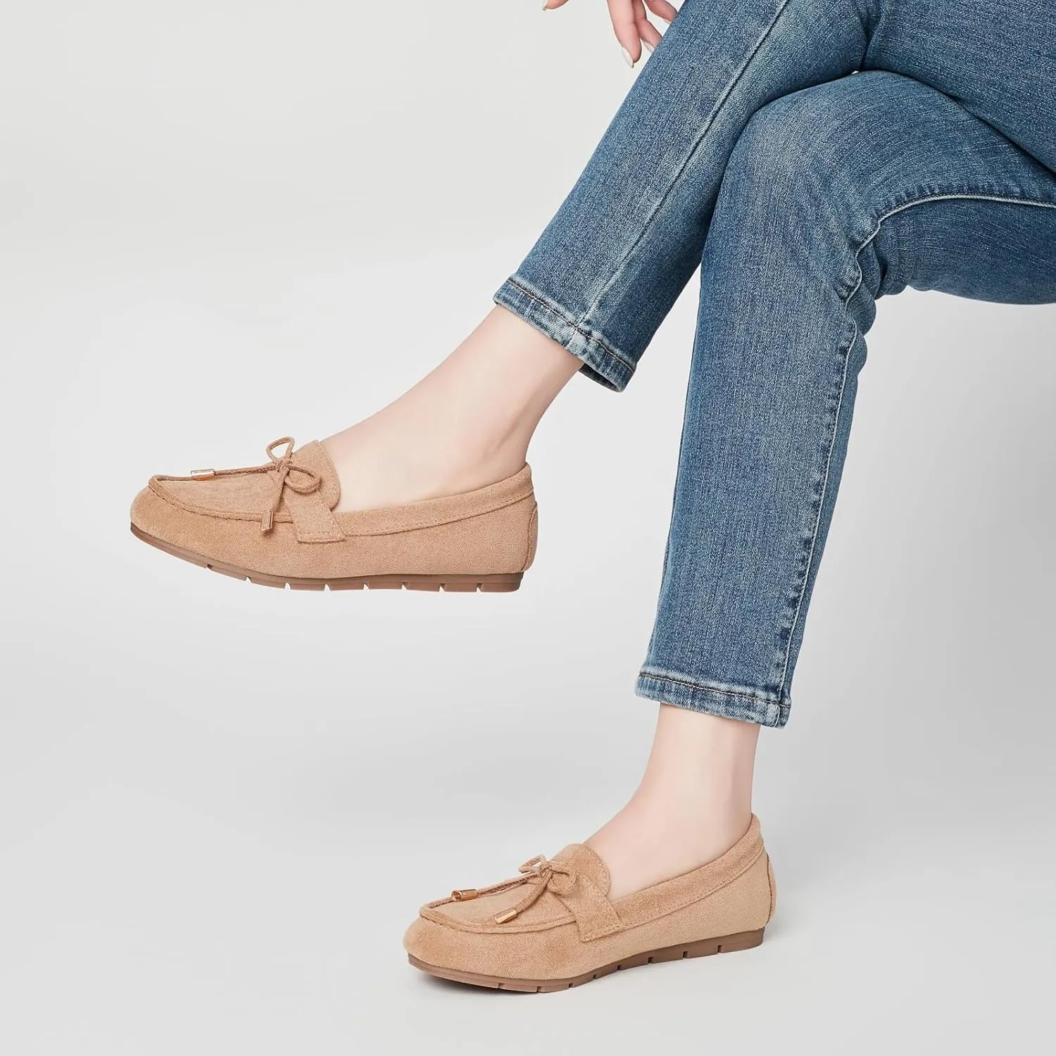 Loafers for Women Slip On Flats Shoes Non Slip Work Shoes Comfort Soft Business Casual Walking Womens Loafers