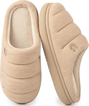 LongBay Women's House Slippers Ultra-Soft Memory Foam Bedroom Shoes Slip On Clogs for Indoor Outdoor