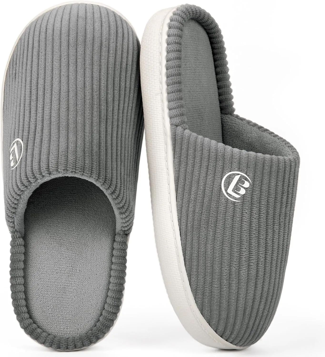 LongBay Women's Slippers Soft Comfy Memory Foam Slip-On Indoor House Shoes with Non-Slip Sole