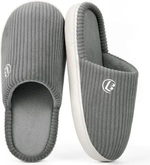 LongBay Women's Slippers Soft Comfy Memory Foam Slip-On Indoor House Shoes with Non-Slip Sole