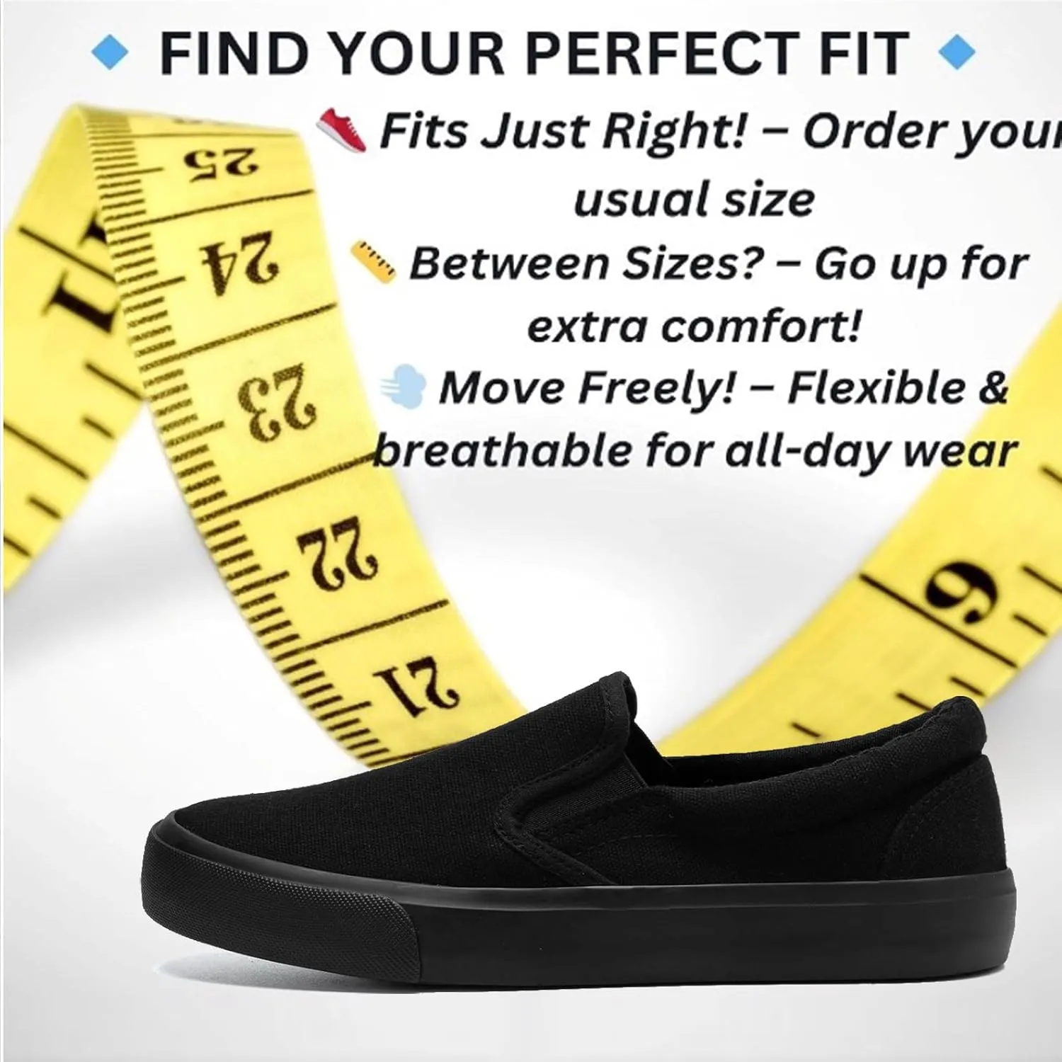 Low-Top Slip Ons Women's Fashion Sneakers Casual Canvas Sneakers for Women Comfortable Flats Breathable Padded Insole Slip on Sneakers Women Low Slip on Shoes