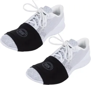 Made in USA | The Original Over Sneaker Dance Socks | Smooth Floors (2 Pairs) (Black)