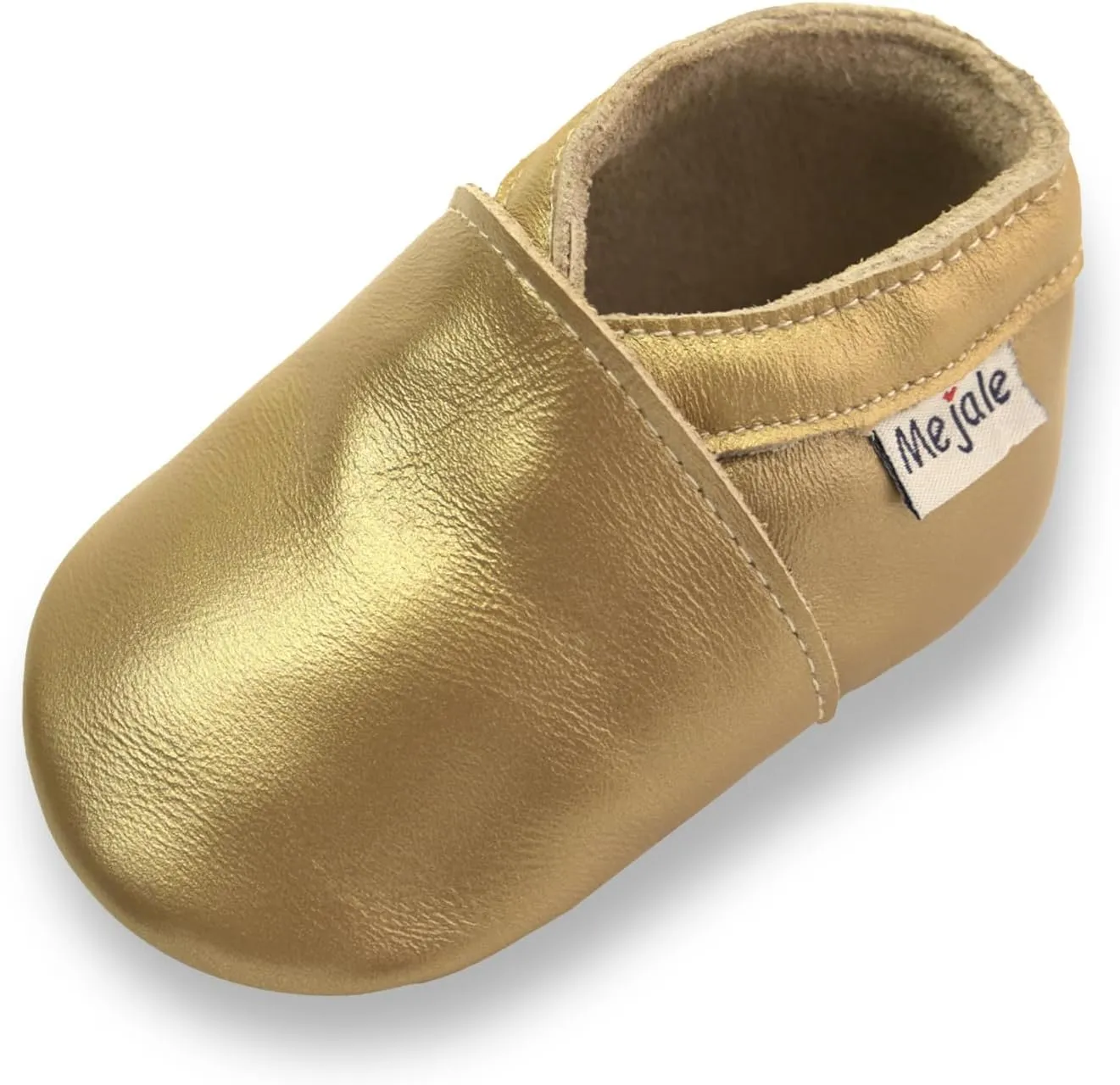 Mejale Baby Infant Toddler Shoes Slip-on Soft Sole Leather Moccasins Pre-Walkers