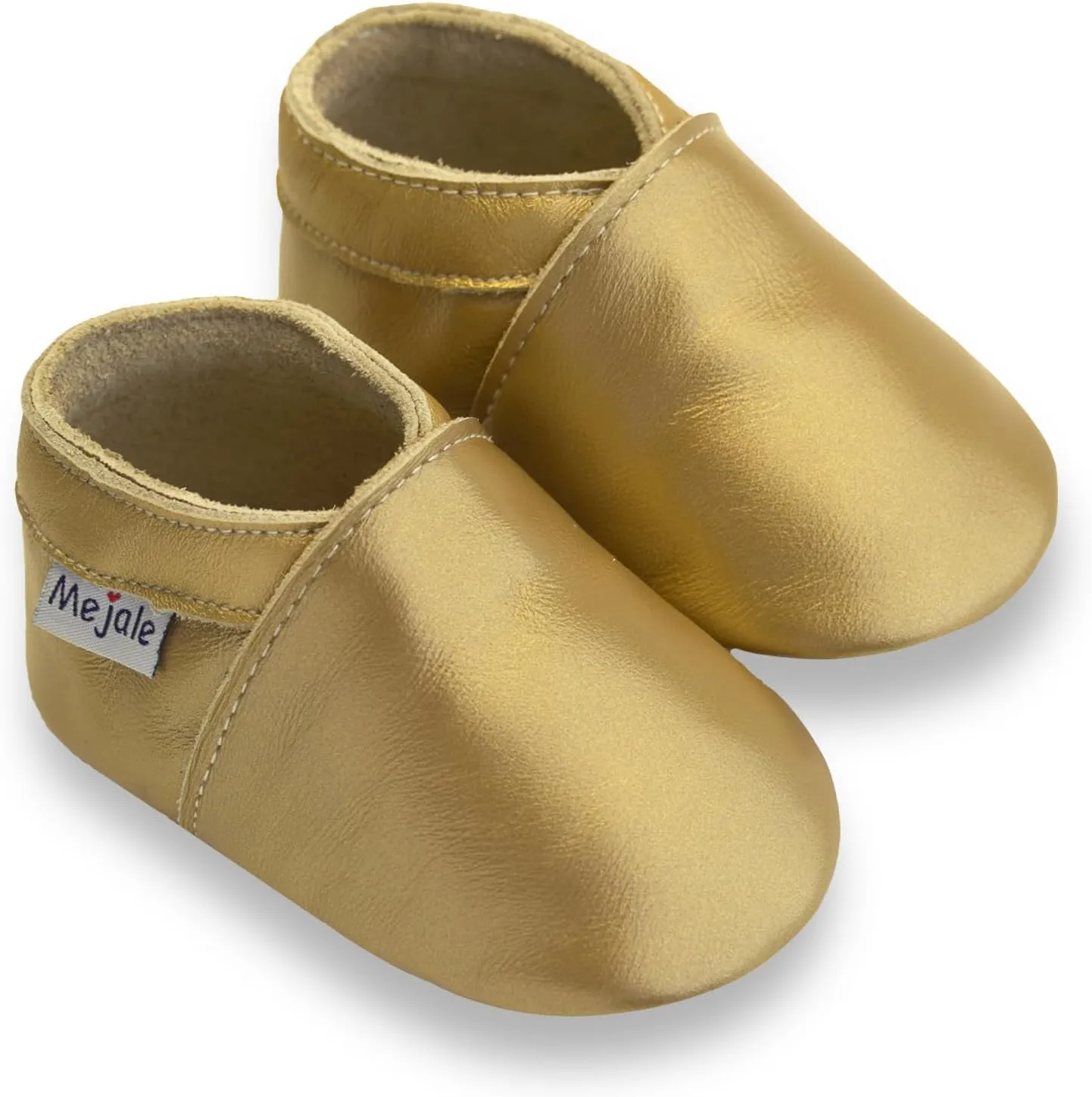 Mejale Baby Infant Toddler Shoes Slip-on Soft Sole Leather Moccasins Pre-Walkers