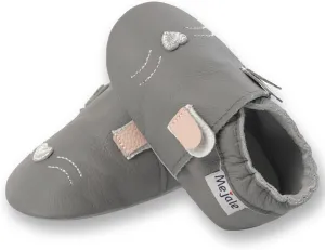 Mejale Baby Shoes Soft Sole Leather Moccasins Cartoon Butterfly Infant Toddler First Walker Slippers