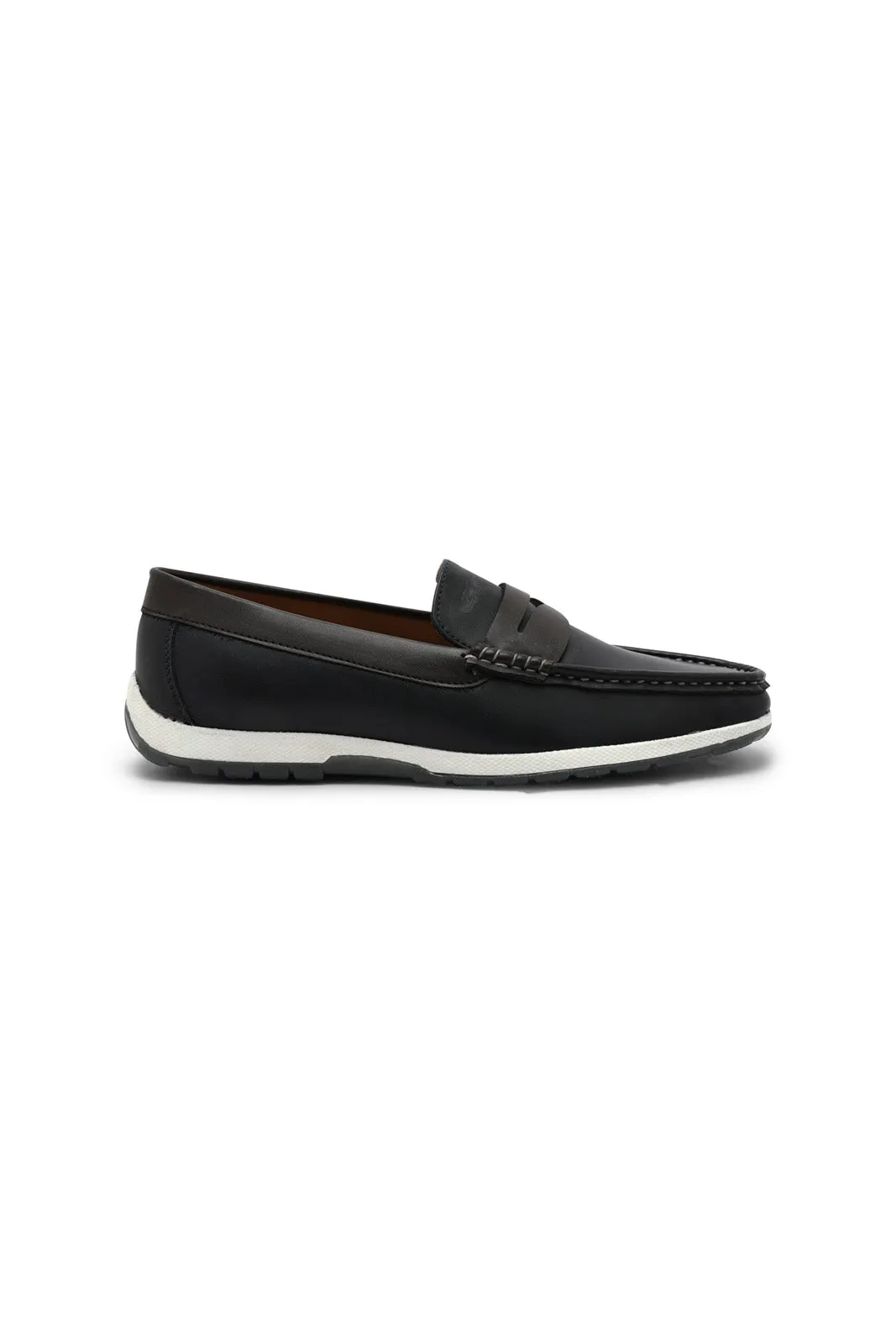 Men Navy Penny Loafer