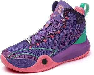 Mens Basketball Shoes Lightweight Breathable Non Slip Outdoor High Top Sneakers Cushioning Workout Boots for Fitness Streetball Shoe Sports Shoe for Running Walking