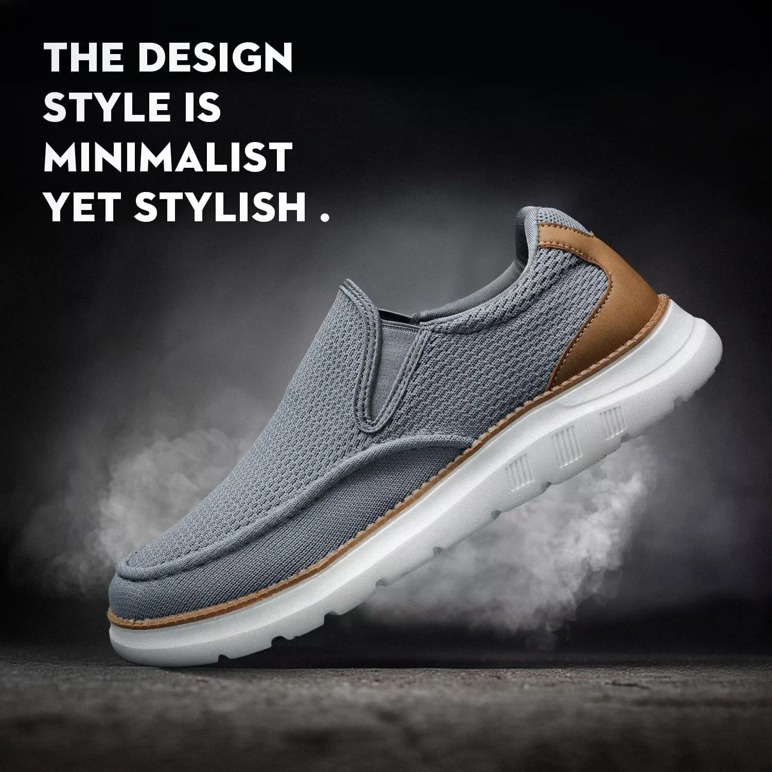 Mens Boat Shoes Casual Loafers Slip On Walking Dress Sneakers Mesh Business Oxfords Work Lightweight Soft Sole