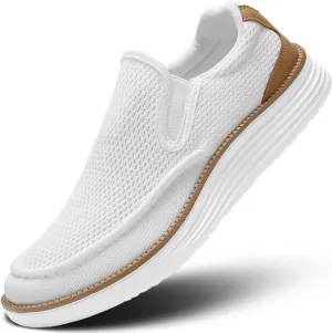 Mens Boat Shoes Casual Loafers Slip On Walking Dress Sneakers Mesh Business Oxfords Work Lightweight Soft Sole