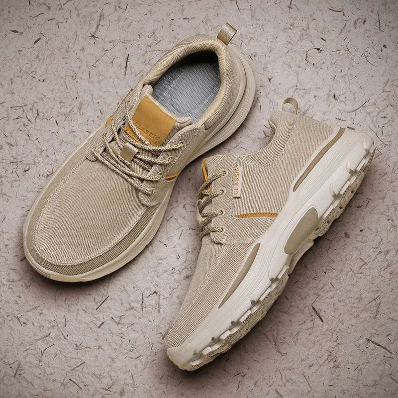 Men's Canvas Orthopedic Comfortable Walking Shoes
