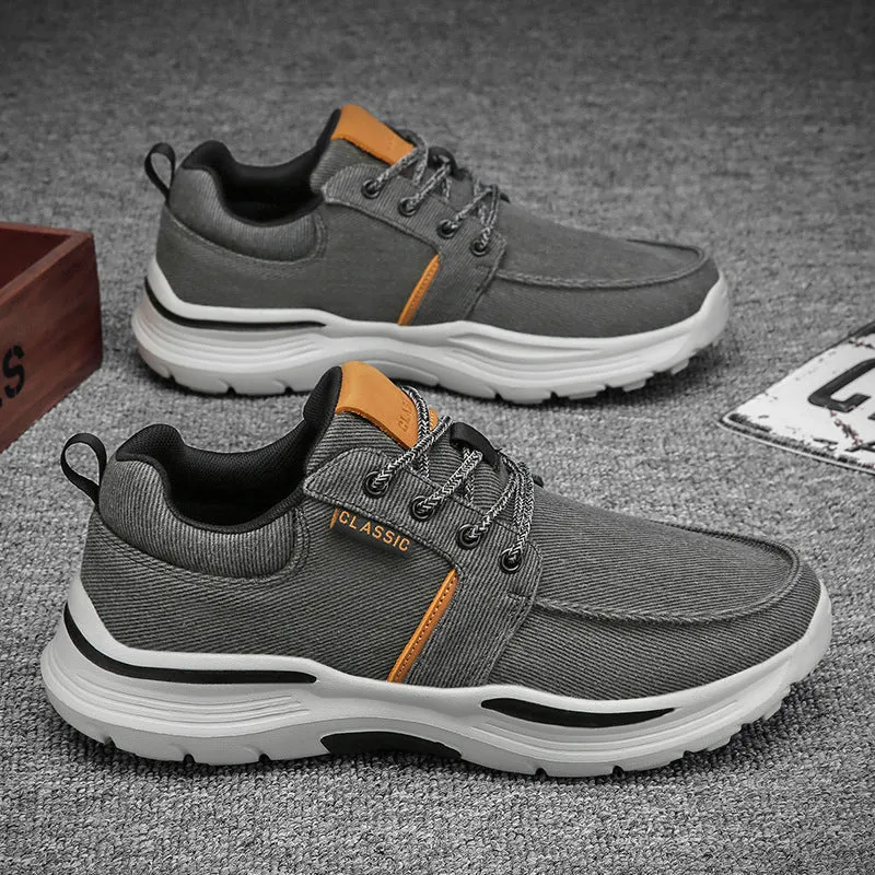 Men's Canvas Orthopedic Comfortable Walking Shoes